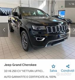 Jeep Grand Cherokee 3.0 V6 250CV Limited Diesel