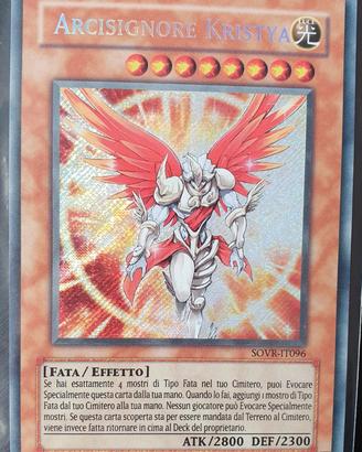 Carte Yugioh-Arcisignore Krystia(It,NM/Ex,SOVR)