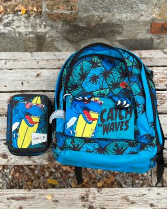 Zaino + astuccio scuola elementari bambino