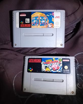 2 giochi super nintendo