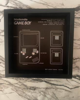 Espositore Teca Game Boy Lego