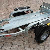 Carrello rimorchio porta moto.
