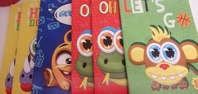 Quadernoni quadretti e righe 1 e 2 elementare