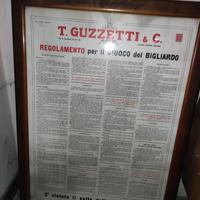 Quadro anni 50 - bigliardo - storico