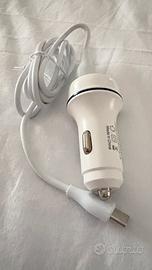 Caricatore doppia usb A to usb C cellulare auto