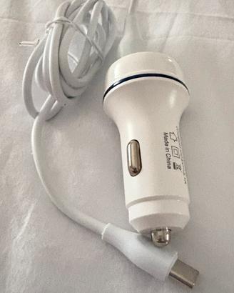 Caricatore doppia usb A to usb C cellulare auto