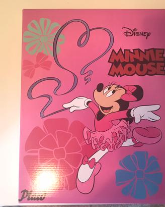 Plaid coperta minnie disney in pile nuova