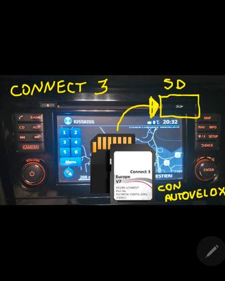 SD mappe Nissan Europa con autovelox