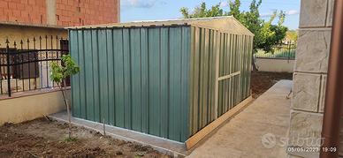 Box lamiera deposito Acciaio 403x269cm verde