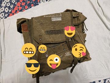 Borsa Tascapane Militare Vintage in Tela