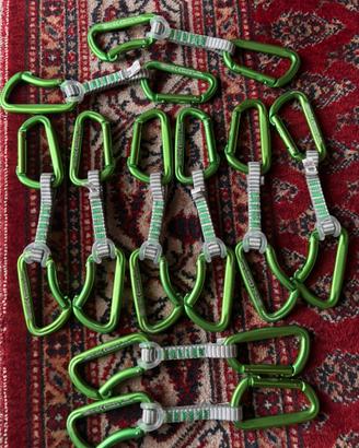 10 Rinvii arrampicata Kong Express Trapper