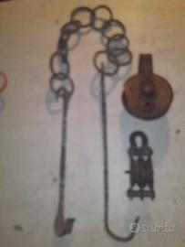 catena camino carrucole sega antica