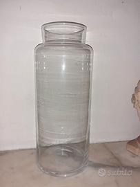 Vaso in vetro più portacenere