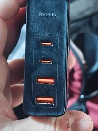 Caricatore Baseus GaN 100w 4 porte