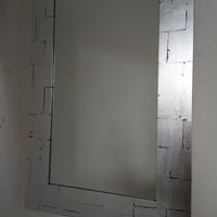 Specchiera in foglia argento 