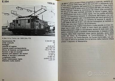 Targa locomotiva FS E.554 trifase