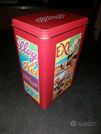 Scatola in latta Kellogg's corn flakes pevesi