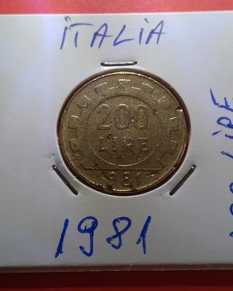 Italia 200 lire 1981