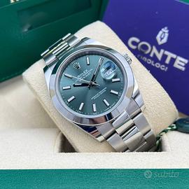 🟢ROLEX DATEJUST 41 MENTA REF.126300 ANNO 2022