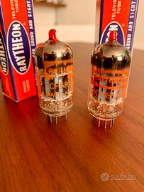 Valvole Raytheon CK 5814 WA (Ecc82) RED DOT (1960)