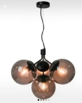 Nordlux Ivona lampada a sospensione colore fumo