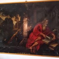 dipinto antico olio su tela