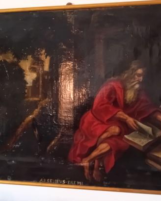 dipinto antico olio su tela