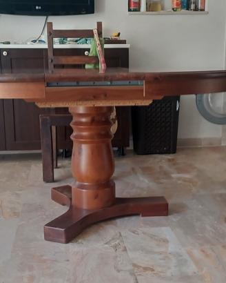tavolo noce massello