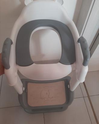 Riduttore wc per bambini con scaletta