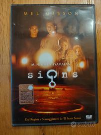 Dvd Signs di M. Night Shyamalan con Mel Gibson 