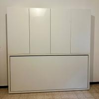 Letto a Scomparsa Clei Singolo con Pensili