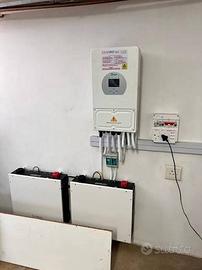 Kit 10kw fotovoltaico accumulo 6kw litio off grid