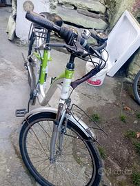 bicicletta elettrica e frigorifero amirecano 