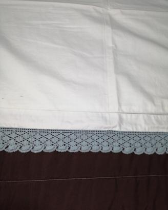 lenzuolo letto singolo + 2 federe