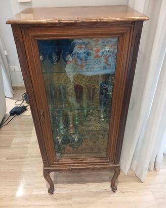 VETRINETTA CHIPPENDALE MOBILE D'EPOCA (52x120x54).