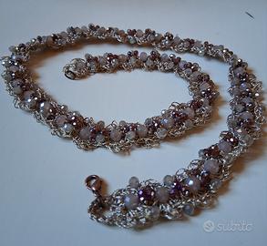 collana fatta a mano, mai usata.