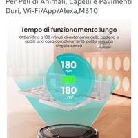 Robot aspirapolvere,acceso una volta sola