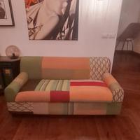 Divano vintage rifoderato