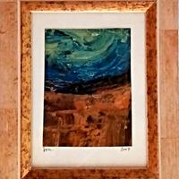 M. Tosco - quadro a olio, astratto, arte informale