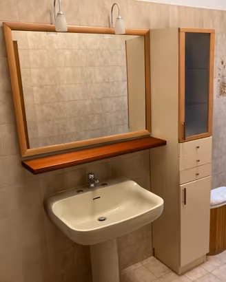Mobile Colonna e specchio (compreso di faretti)