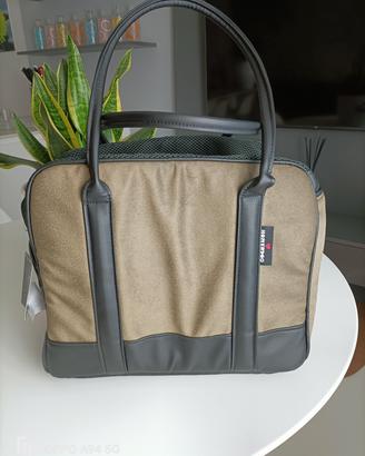 borsa trasportino vera pelle 