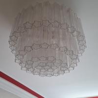 Lampadario in vetro di Murano vintage anni ’70