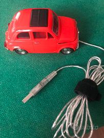 Fiat 500 usb laser mouse vintage