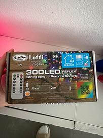 Catena 300 luci colorate led a pile