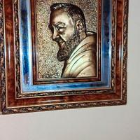 Quadro con il volto di padre Pio