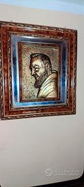 Quadro con il volto di padre Pio