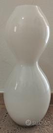 Vaso in Vetro  (bianco)   "Leonardo"   ( h: 52cm )