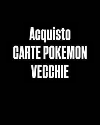 carte pokemon vecchie