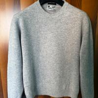 Maglione girocollo grigio