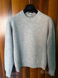 Maglione girocollo grigio
